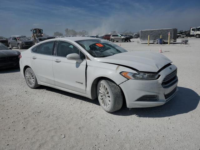 3FA6P0LU3DR312703 - 2013 FORD FUSION SE HYBRID WHITE photo 4