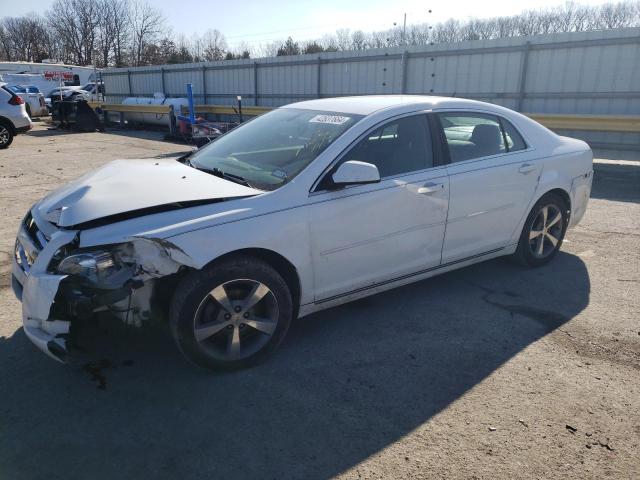 1G1ZC5EUXBF365253 - 2011 CHEVROLET MALIBU 1LT WHITE photo 1