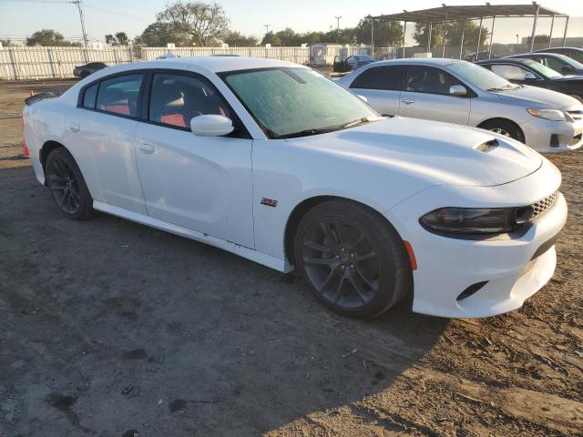 2C3CDXGJ6LH244264 - 2020 DODGE CHARGER SCAT PACK WHITE photo 4