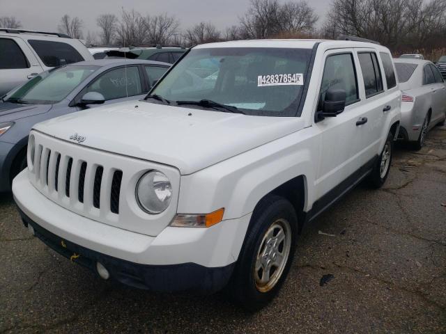 1C4NJPBB9FD402546 - 2015 JEEP PATRIOT SPORT WHITE photo 1