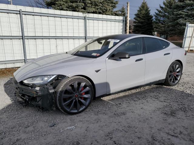 5YJSA1E47GF134457 - 2016 TESLA MODEL S ნაცრისფერი ფოტო 1