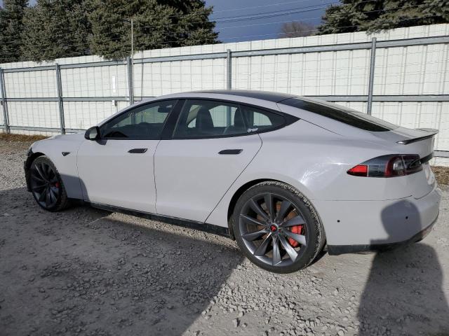 5YJSA1E47GF134457 - 2016 TESLA MODEL S GRAY photo 2