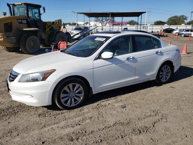 1HGCP3F84CA000588 - 2012 HONDA ACCORD EXL WHITE photo 1