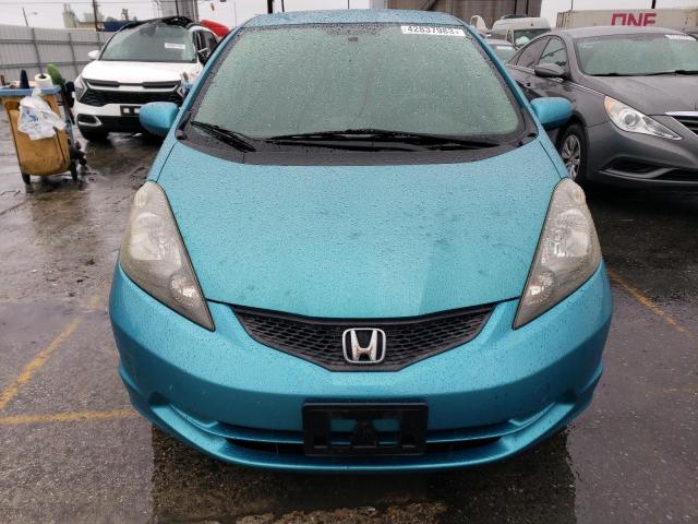 JHMGE8G38DC053160 - 2013 HONDA FIT TURQUOISE photo 5