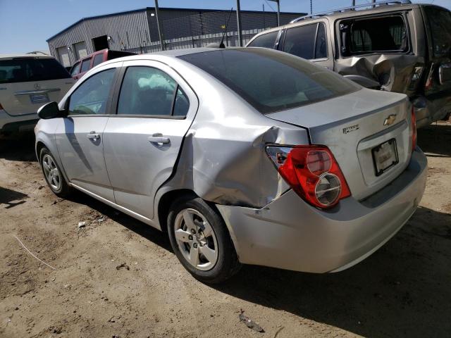 1G1JA5SH2F4108292 - 2015 CHEVROLET SONIC LS SILVER photo 2
