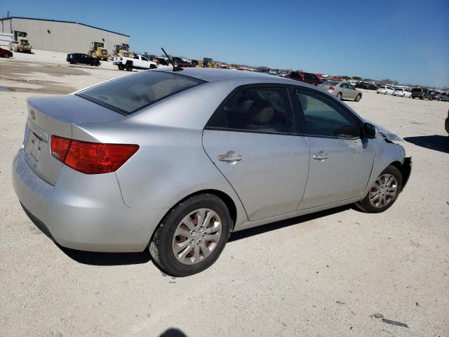 KNAFT4A26A5252619 - 2010 KIA FORTE LX SILVER photo 3