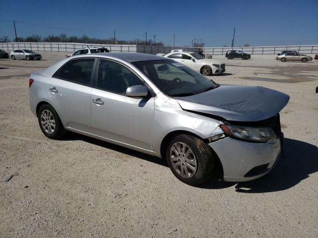 KNAFT4A26A5252619 - 2010 KIA FORTE LX SILVER photo 4