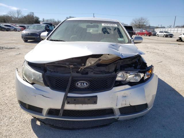 KNAFT4A26A5252619 - 2010 KIA FORTE LX SILVER photo 5