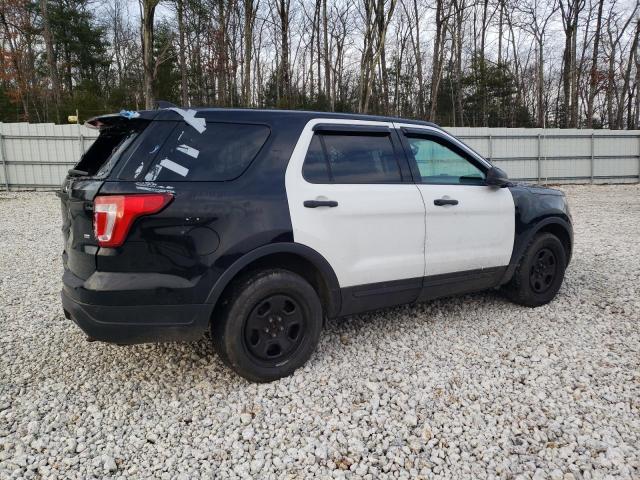 1FM5K8AR2JGC56656 - 2018 FORD EXPLORER POLICE INTERCEPTOR შავი ფოტო 3