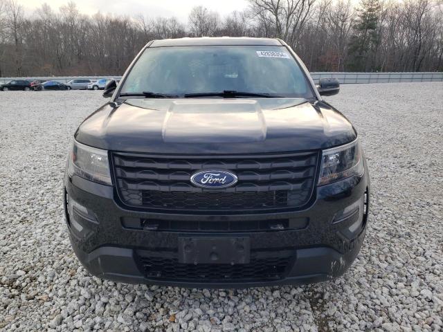 1FM5K8AR2JGC56656 - 2018 FORD EXPLORER POLICE INTERCEPTOR BLACK photo 5