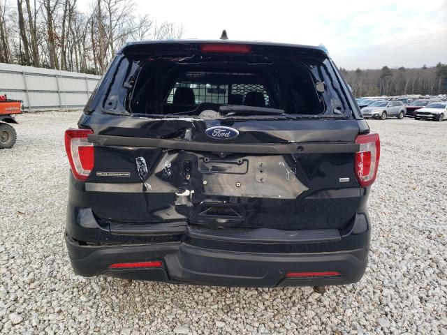 1FM5K8AR2JGC56656 - 2018 FORD EXPLORER POLICE INTERCEPTOR შავი ფოტო 6