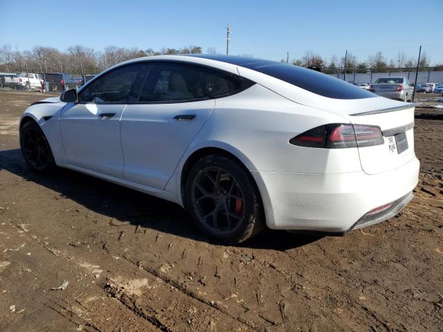 5YJSA1E60PF527153 - 2023 TESLA MODEL S WHITE photo 2