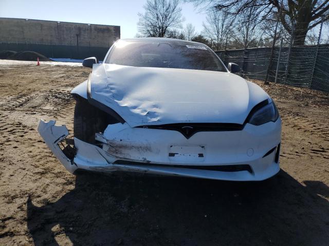 5YJSA1E60PF527153 - 2023 TESLA MODEL S WHITE photo 5