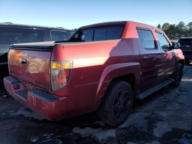 2HJYK16546H523222 - 2006 HONDA RIDGELINE RTL RED photo 3