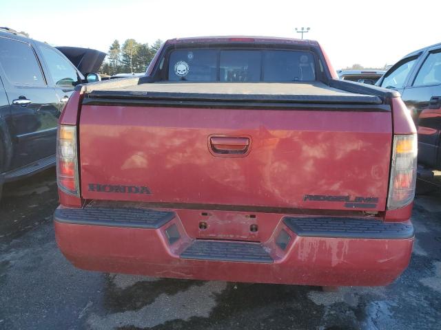 2HJYK16546H523222 - 2006 HONDA RIDGELINE RTL RED photo 6