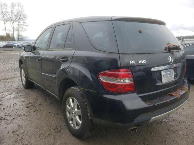 4JGBB86E46A006368 - 2006 MERCEDES-BENZ ML 350 BLACK photo 2