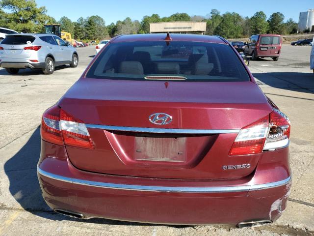 KMHGC4DD7DU239453 - 2013 HYUNDAI GENESIS 3.8L BURGUNDY photo 6