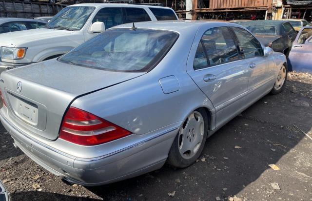 WDBNG78J12A251421 - 2002 MERCEDES-BENZ S 600 SILVER photo 4