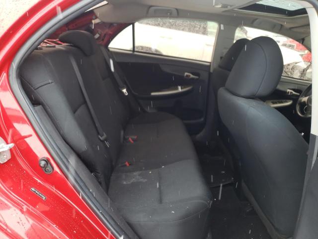 2T1BU4EE1AC409382 - 2010 TOYOTA COROLLA BASE RED photo 10