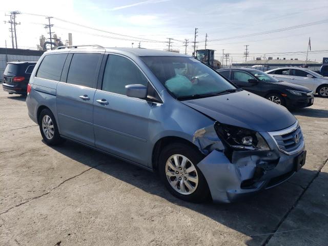 5FNRL3H48AB092467 - 2010 HONDA ODYSSEY EX BLUE photo 4