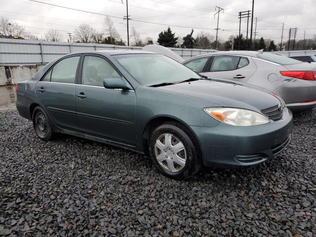 JTDBE32K740248987 - 2004 TOYOTA CAMRY LE GREEN photo 4