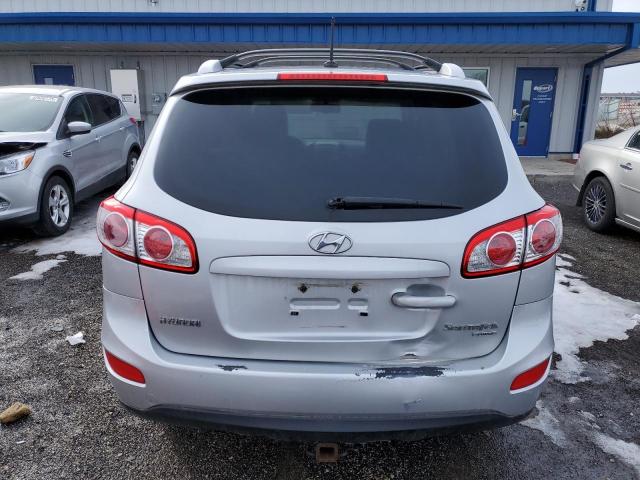 5XYZHDAGXBG003178 - 2011 HYUNDAI SANTA FE SE SILVER photo 6