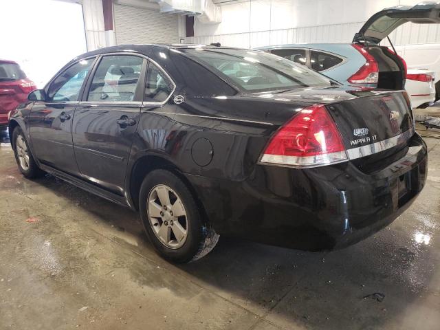 2G1WT57K191160937 - 2009 CHEVROLET IMPALA 1LT BLACK photo 2