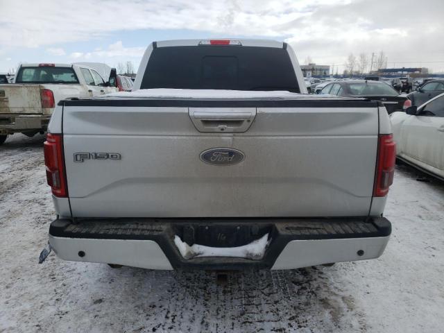 1FTEW1EG5FFB64396 - 2015 FORD F150 SUPERCREW SILVER photo 6