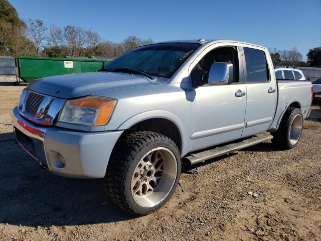 1N6BA0EDXCN319864 - 2012 NISSAN TITAN S BLUE photo 1