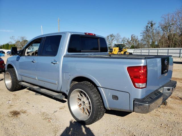 1N6BA0EDXCN319864 - 2012 NISSAN TITAN S BLUE photo 2