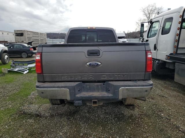 1FT8W3BTXEEA04030 - 2014 FORD F350 SUPER DUTY GRAY photo 6