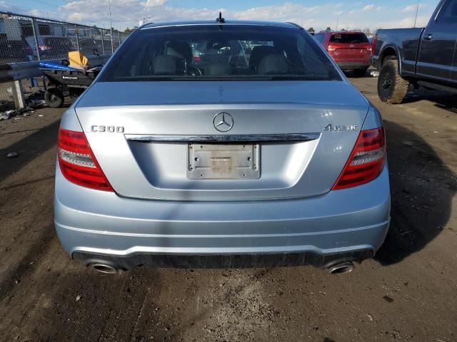 WDDGF8AB5EA924212 - 2014 MERCEDES-BENZ C 300 4MATIC BLUE photo 6