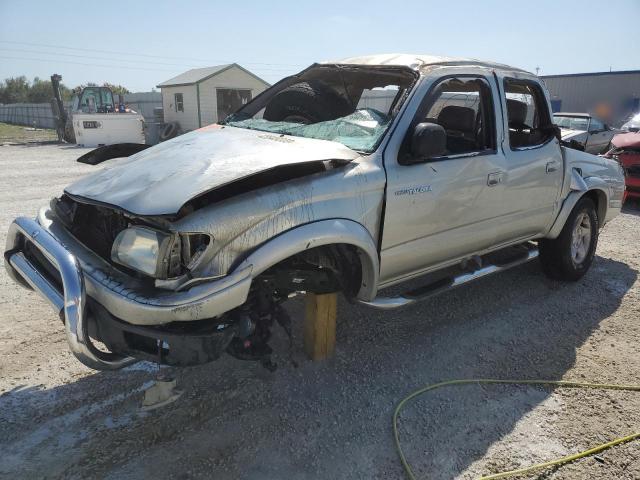 5TEGN92N12Z120177 - 2002 TOYOTA TACOMA DOUBLE CAB PRERUNNER SILVER photo 1