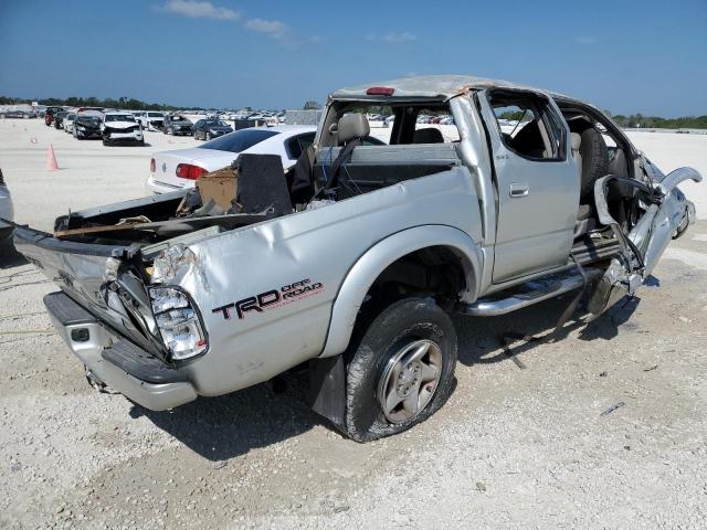 5TEGN92N12Z120177 - 2002 TOYOTA TACOMA DOUBLE CAB PRERUNNER SILVER photo 3