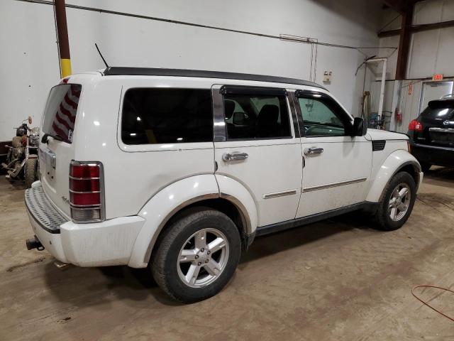 1D8GU28K57W664470 - 2007 DODGE NITRO SXT WHITE photo 3