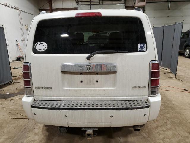 1D8GU28K57W664470 - 2007 DODGE NITRO SXT WHITE photo 6