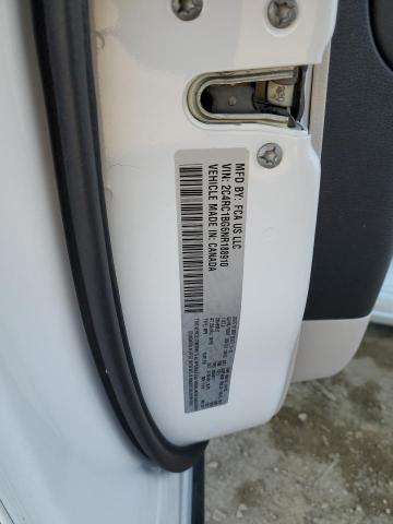 2C4RC1BG6NR188910 - 2022 CHRYSLER PACIFICA TOURING L WHITE photo 12