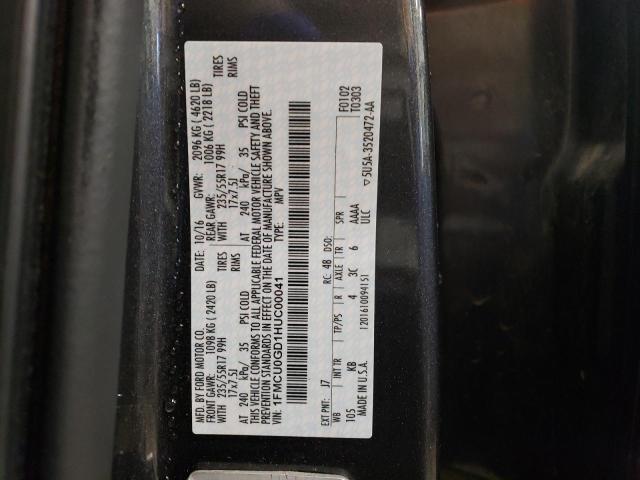 1FMCU0GD1HUC00041 - 2017 FORD ESCAPE SE CHARCOAL photo 13