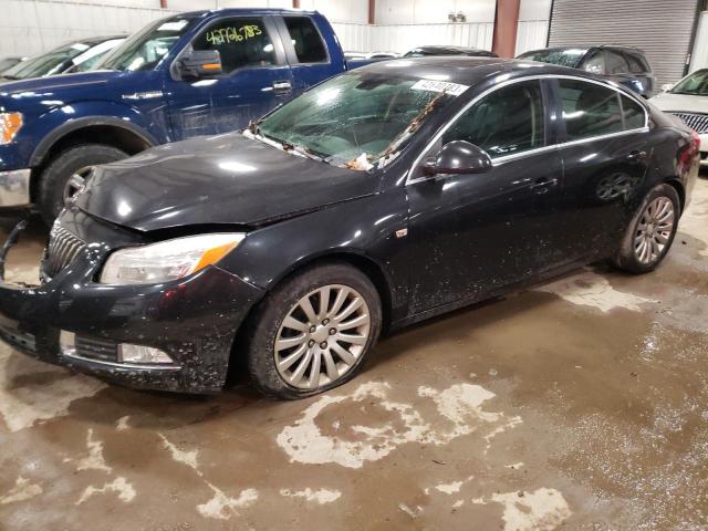 W04GU5GCXB1115213 - 2011 BUICK REGAL CXL BLACK photo 1