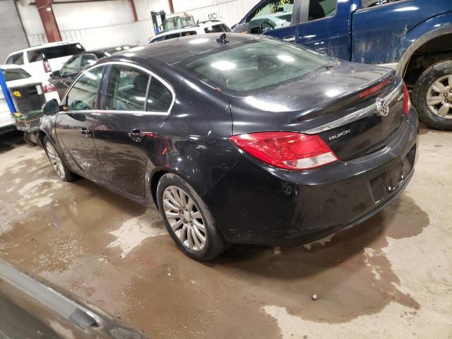 W04GU5GCXB1115213 - 2011 BUICK REGAL CXL BLACK photo 2