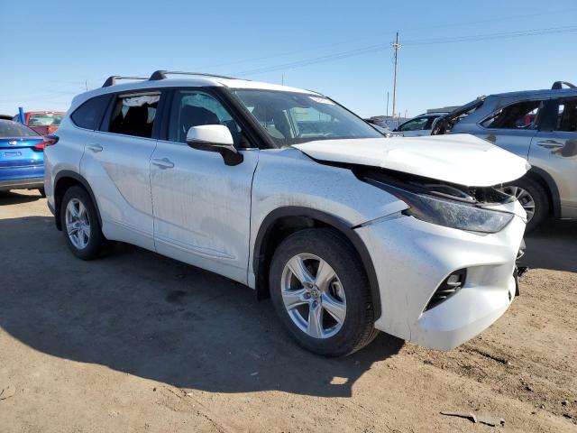 5TDBZRBH3NS573243 - 2022 TOYOTA HIGHLANDER L WHITE photo 4