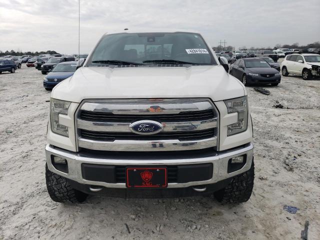 1FTEW1EFXFFA04683 - 2015 FORD F150 SUPERCREW WHITE photo 5