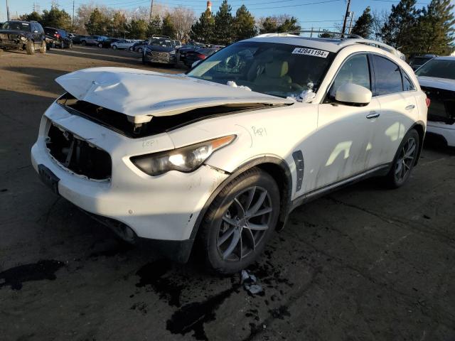 JN8BS1MW9BM170140 - 2011 INFINITI FX50 WHITE photo 1