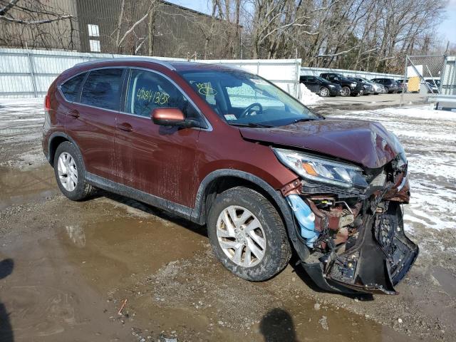 2HKRM4H71FH631985 - 2015 HONDA CR-V EXL BROWN photo 4