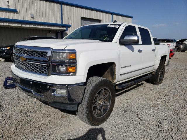 3GCUKSEC6EG379664 - 2014 CHEVROLET SILVERADO K1500 LTZ WHITE photo 1