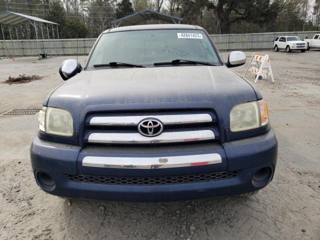 5TBRN341X3S405029 - 2003 TOYOTA TUNDRA ACCESS CAB SR5 BLUE photo 5