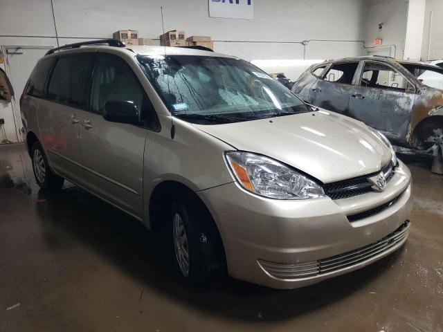 5TDZA23C74S076193 - 2004 TOYOTA SIENNA CE GOLD photo 4