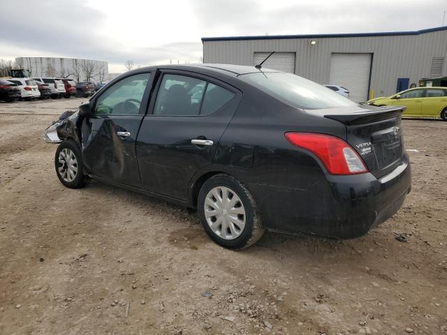 3N1CN7AP6KL828890 - 2019 NISSAN VERSA S BLACK photo 2