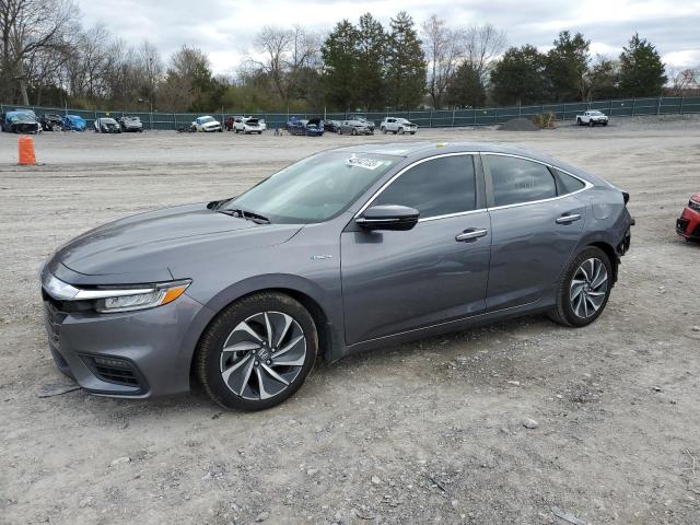 19XZE4F90KE010804 - 2019 HONDA INSIGHT TOURING GRAY photo 1