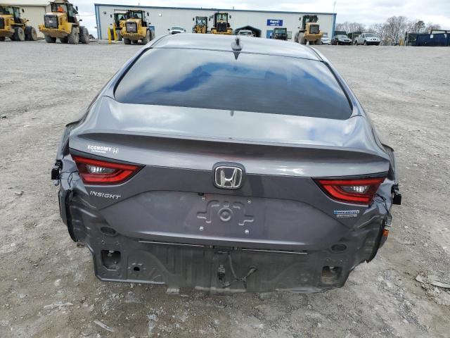 19XZE4F90KE010804 - 2019 HONDA INSIGHT TOURING GRAY photo 6